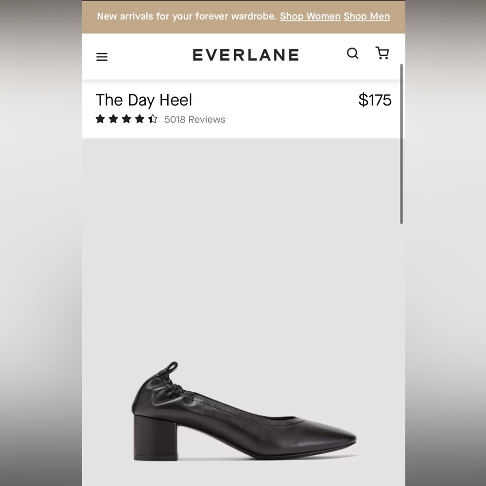 Everlane Block Day Heels